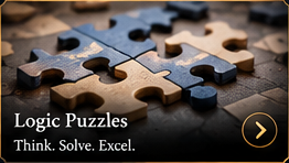 Logic Puzzles. Think. Solve. Excel.